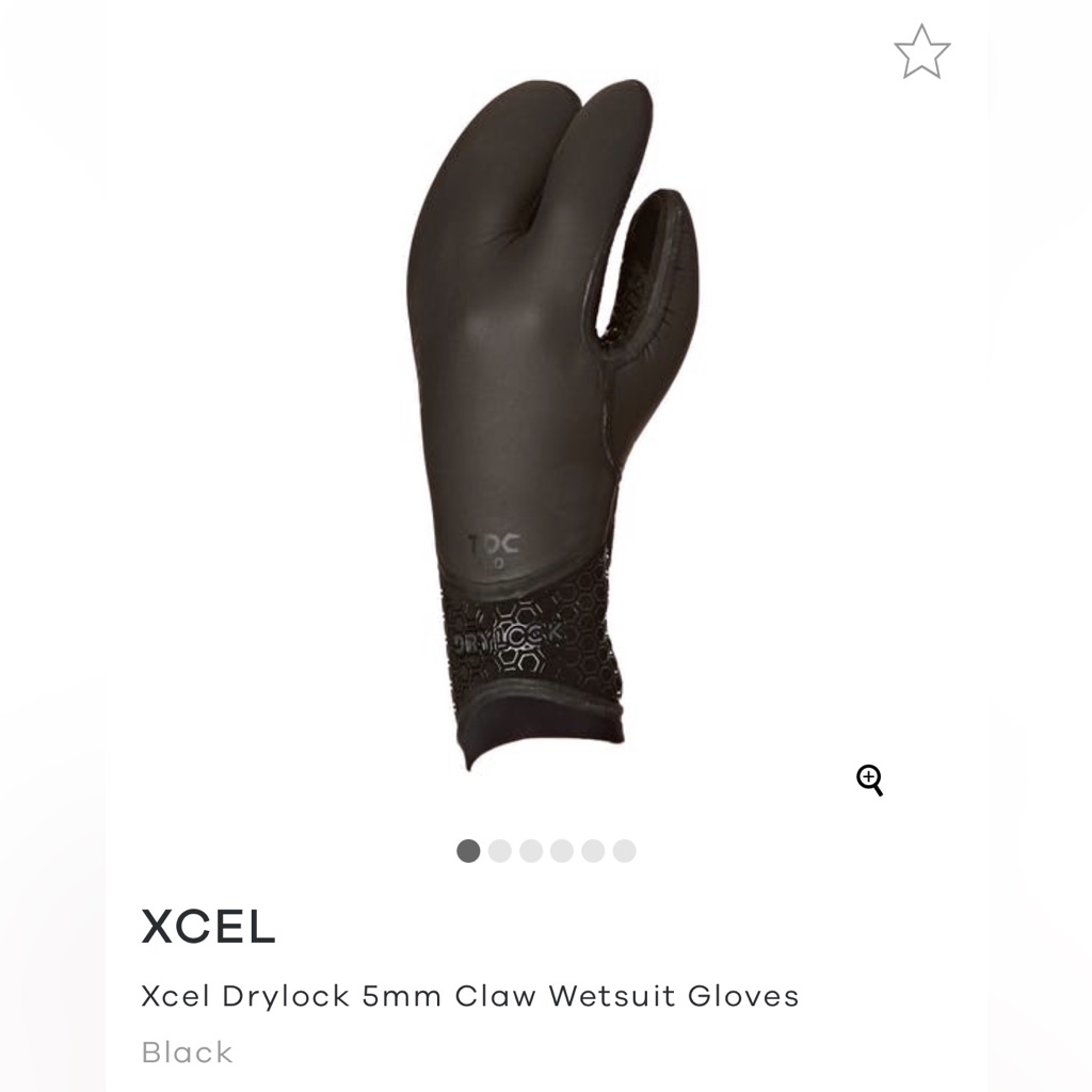 Xcel Drylock 5mm Claw Wetsuit Gloves